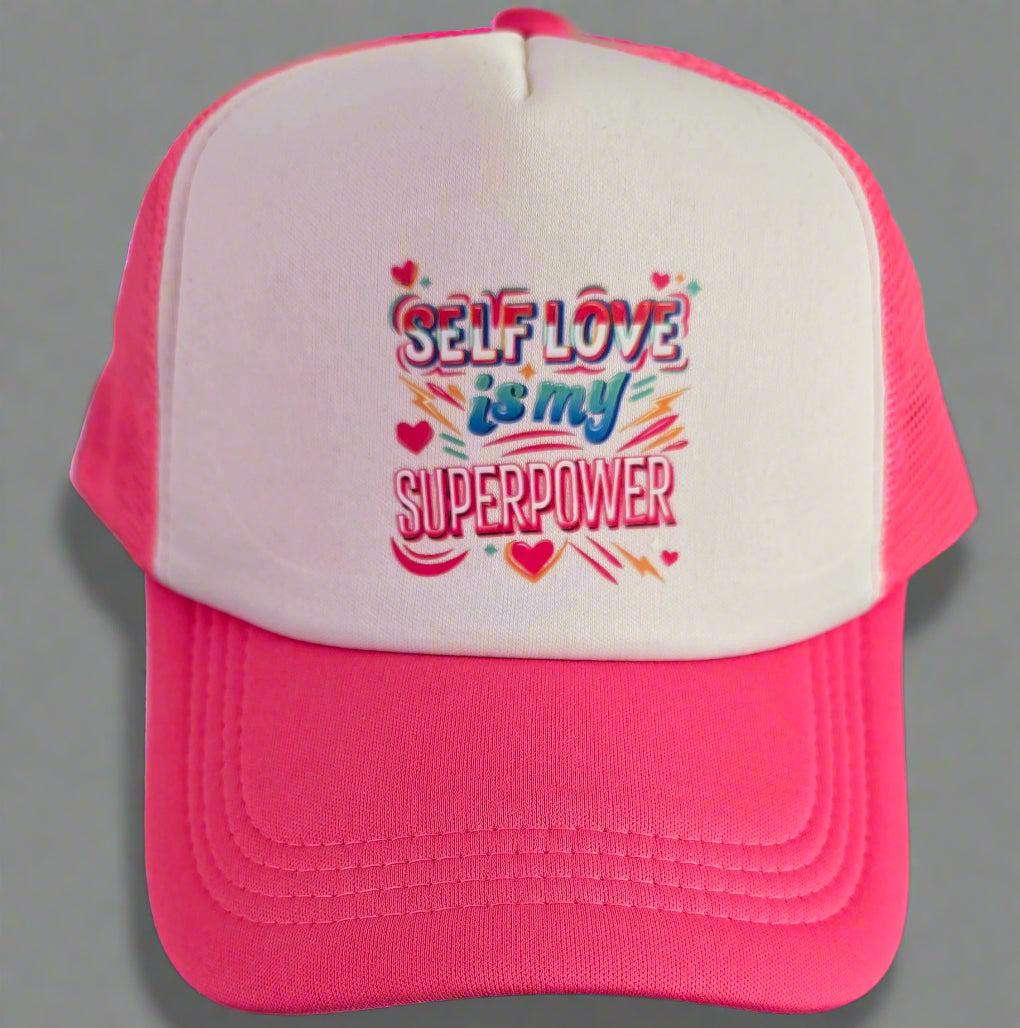 Self Love is My Superpower Trucker Hat