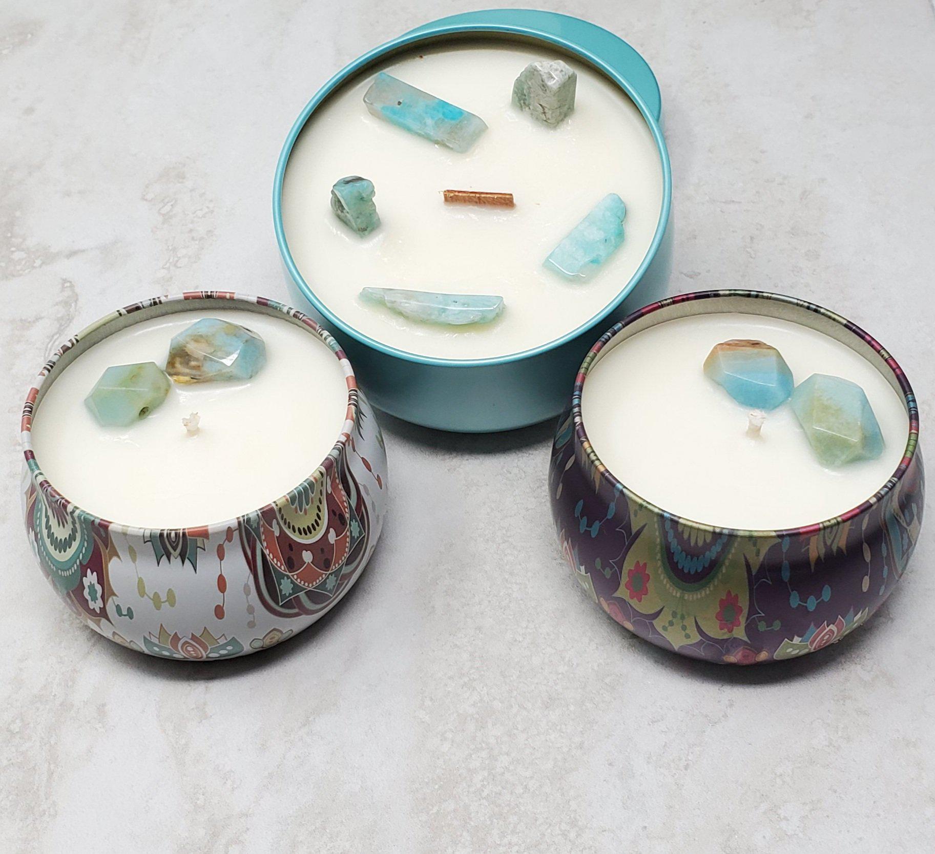 Affirmation Candle - Amazonite