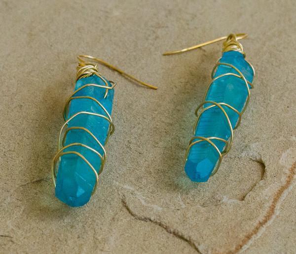 Justice - Quartz Stick Earrings